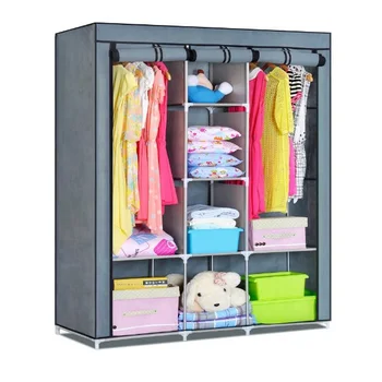 Foldable Portable Godrej Almirah Designs Bedroom Fabric Wardrobe