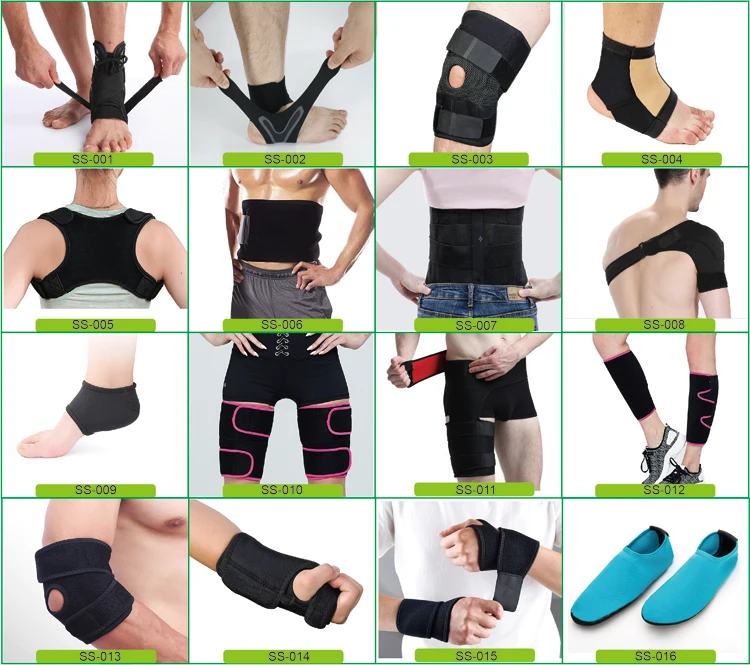 Adjustable Neoprene Compression Sleeve Knee Support for Running