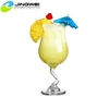 Hotsale Unique Z Shaped Stem Twist Pina Colada Glass