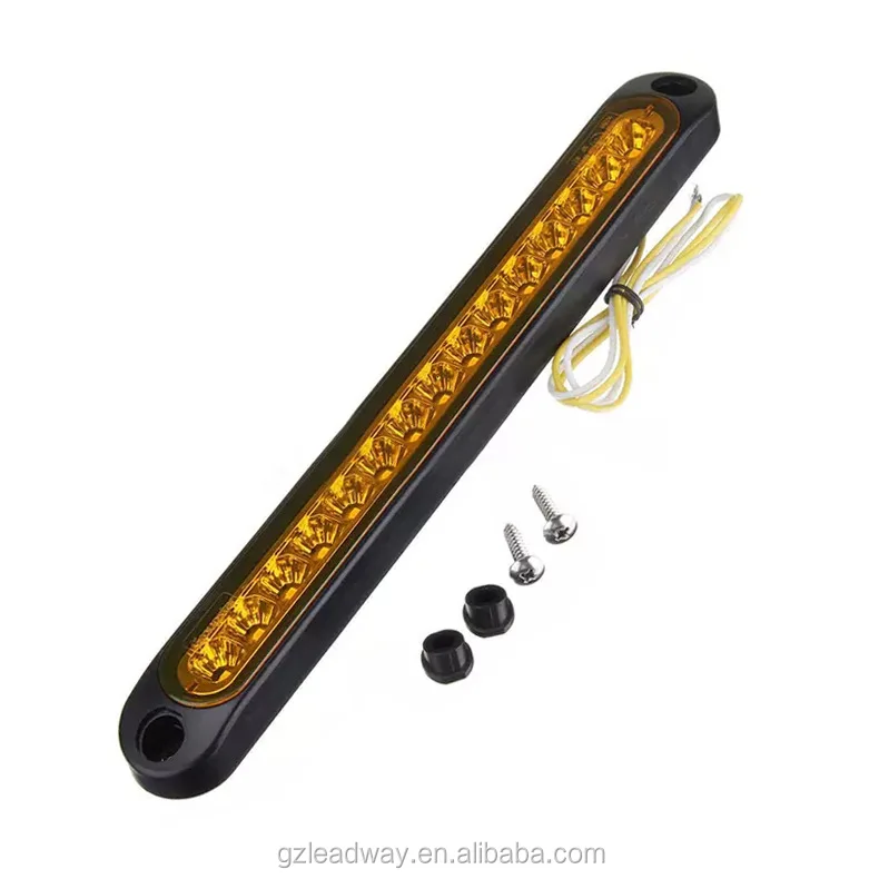 12v 24v Led Stop Light Traile Vehicle Side Lamp Clearance Light Red White Amber Truck Trailer