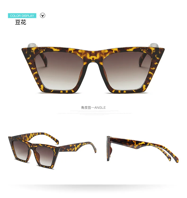 Fashion Unisex Sunglasses Oversize Sunglasses Vintage Cat Eye Sunglasses 2019