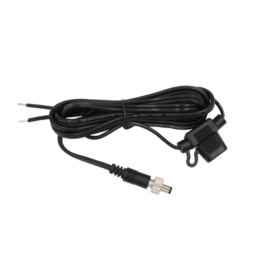 dc5.5*2.1mm male to open with 3A 5A 10A fuse electric cable - ANKUX.COM