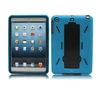 Custom Bulk Covers case Smart 3 in 1 Shockproof Pc Kickstand tablet Case For Apple Ipad mini 1 2 3 4 Silicone Case