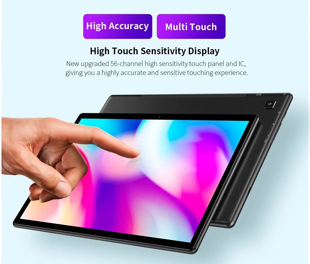 Newest 10.1 inch Tablet Teclast M40 Android 10.0 6GB RAM 128GB ROM Mali-G52 3EE GPU 8MP Camera Bluetooth 5.0 4G Phone Call WiFi