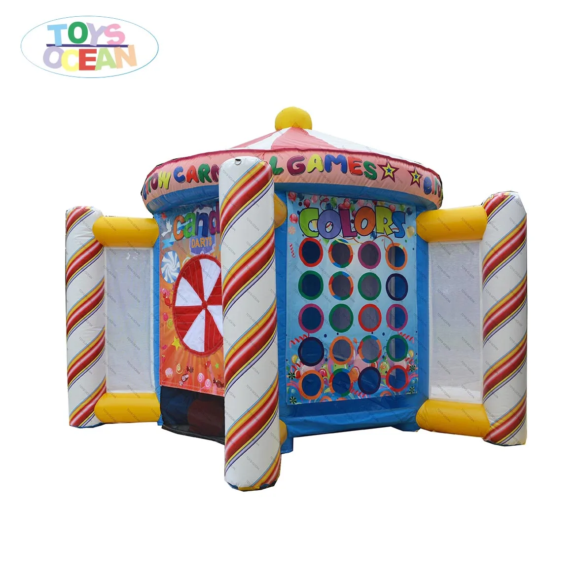 Outdoor Custom Interactive Inflatable Carnival Fun Games For Kids And Adults  Vinyl - Buy Blow Up Pvc Cheap Custom New 5 4 3 In 1 Inflatable Carnival  Sports Game,Interactive Carnival Fun Game