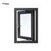 New design modern french large double or single pane aluminium hinged casement glass windows
