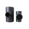 Weld tee with only on straight weld seam carbon steel tee without painting