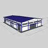 High Quality Steel Materials Prefab Classic Big Light Steel Frame Structure Builders Warehouse