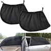 Black Adjustable Visor Mesh UV Protection Auto Car Side Rear Window Sun Shade