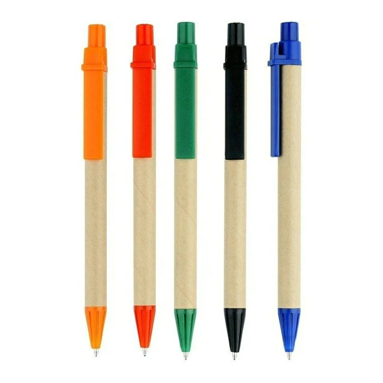 Recycled Pulp Material Paper Tube Ecofriendly Pen Kraft Paper