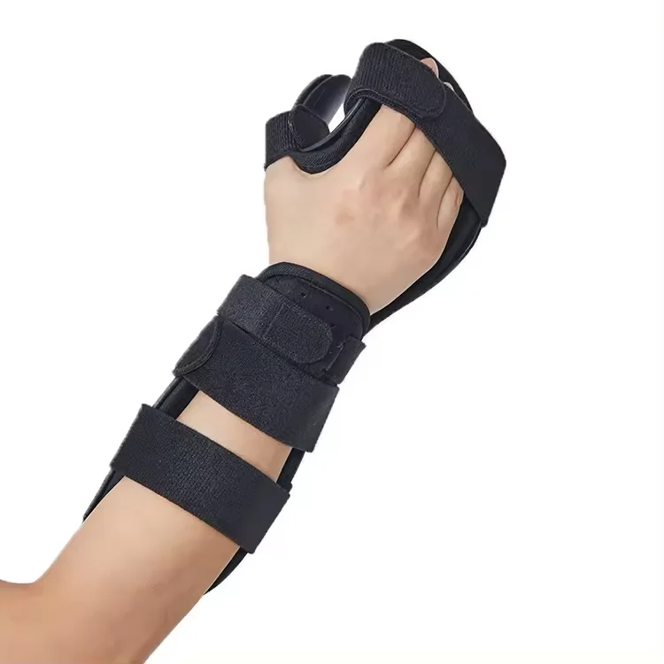 Plastic Stroke Hand Splint Night Support Hand Brace for Rehabilitation Therapy Supplies factory