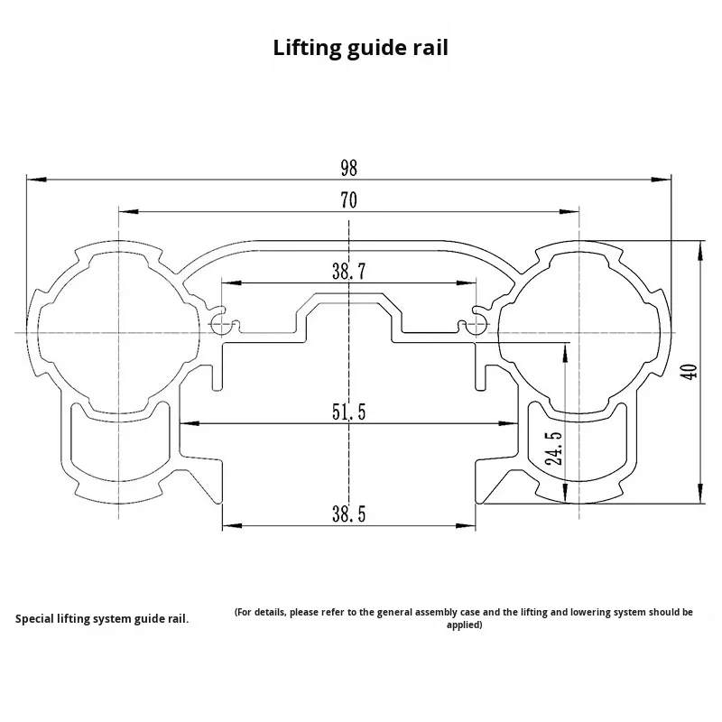 product lifting guide rail third generation aluminum alloy grade 1000 series lean pipe connection accessories workbench screw mounting-14