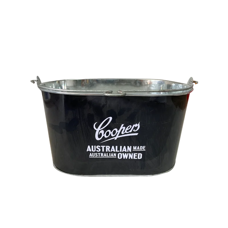Oval Ice Bucket With Special Handle Wine Barrel With Bottle Opener