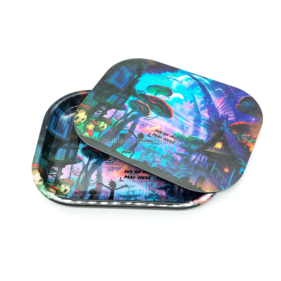Lovisle Tech Resin Rolling Tray Small Rolling Tin Tray Cheap Price