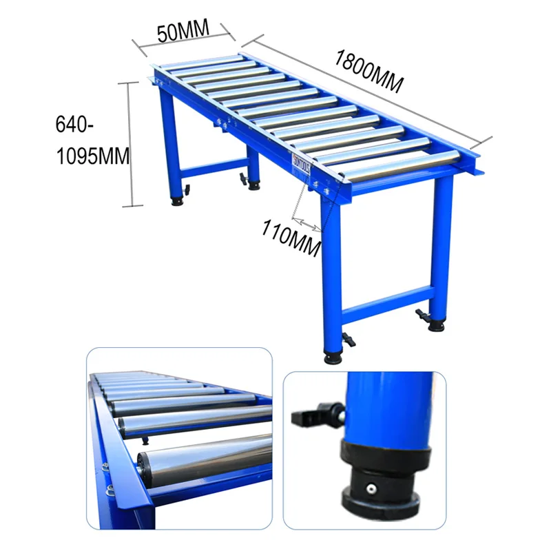 Portable Manual Roller Conveyor Table Stand For Saws Buy Roller Stand