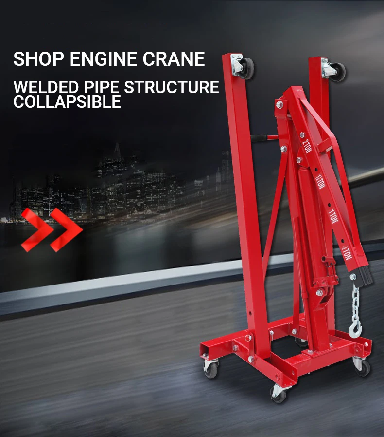 2 Ton Folding Engine Crane Shop Crane Key Programming Machine For All ...