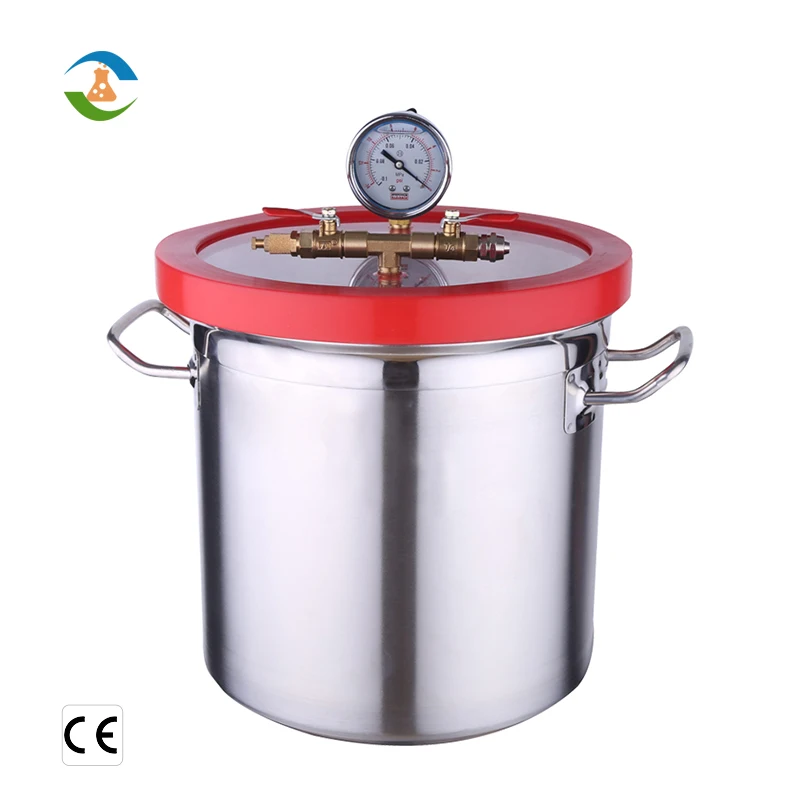 Vacuum Chamber with 5 Stage 220V Vacuum Pump