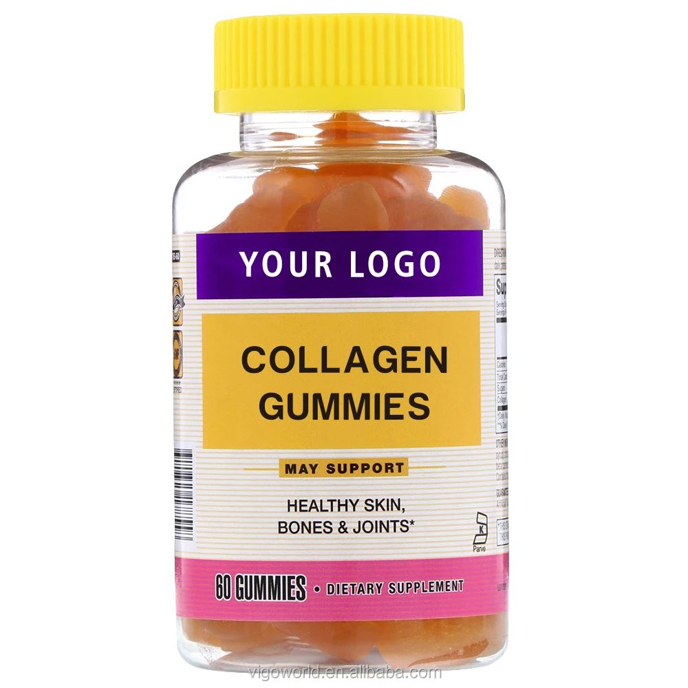 Wholesale Oem Hair Vitamins Beauty And Health Collagen Gummy With