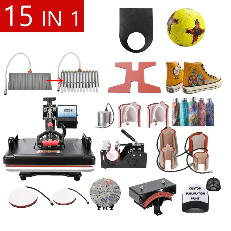 Factory 15 In 1 Heat Press Machine 