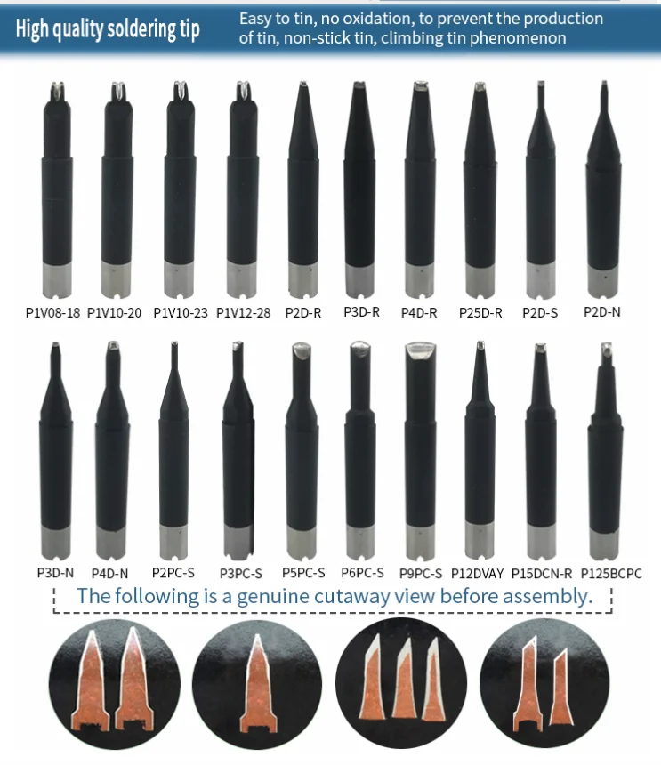 Handif Customized UNIX A20216P Head  Welding Tip, soldering iron iron tips