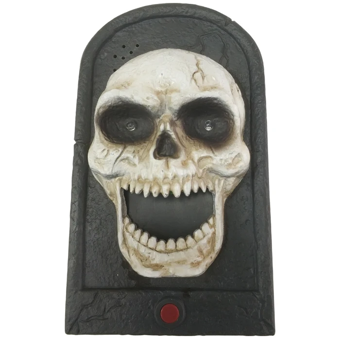 Halloween Scary Sound Doorbell LED outdoor light for home Decoration halloween toy party decoration