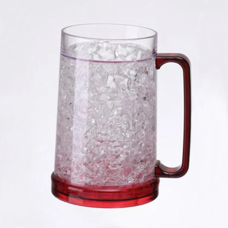 Download Frozen Beer Mugs Double Wall Gel Freezer Ice Mugs With Infused Handle 16oz Plastic Frosty Mugs Buy Beer Mugs Freezer Mugs Frosty Freezer Mugs Product On Alibaba Com