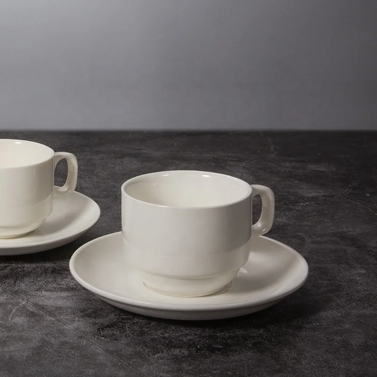 Hotel Use Ceramic Cup And Saucer
