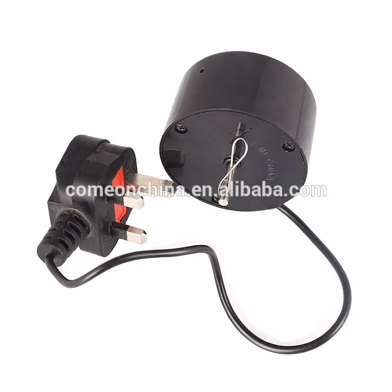 220v Power British Standard Wind Spinner For Hanging Motor Mirror Disco