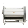Easy Operation Stainless Steel Apple Root Vegetable Ginger Carrot Potato Brush Roller Washer and Peeler Machine