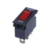 15A 220V LED IIluminated Electrical Power Circuit Breaker Rocker Switch Overload Protector For Pumps