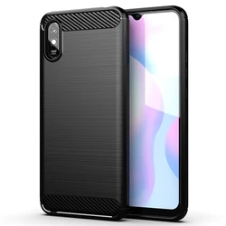 hot sale Carbon Fiber Tpu Cell Phone Case for Redmi 9i Shockproof Soft Silicone mobile Back Cover For Xiaomi redmi 9A case