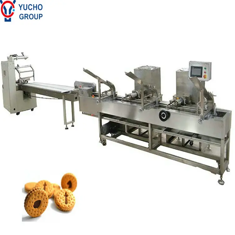 Biscuit Sandwich Making Forming Machine With Center Filled Buy