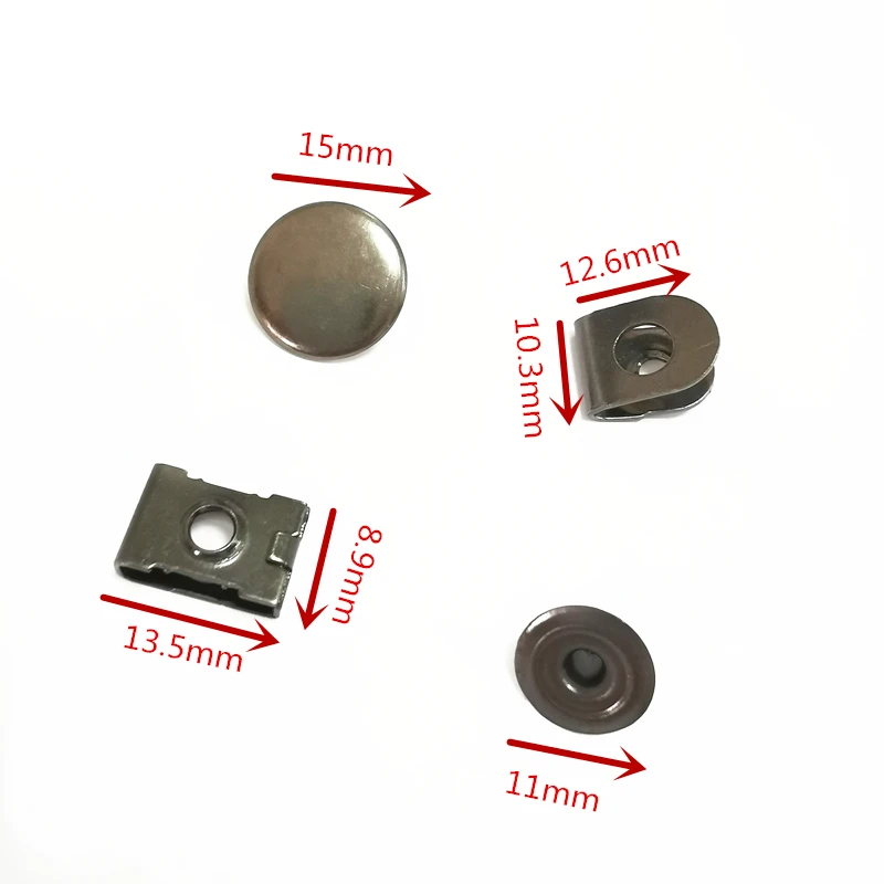 Покрытие оснастки Brass Material Hook With Snap Button Cap For The Suit Plating To Gun Metal Fashi