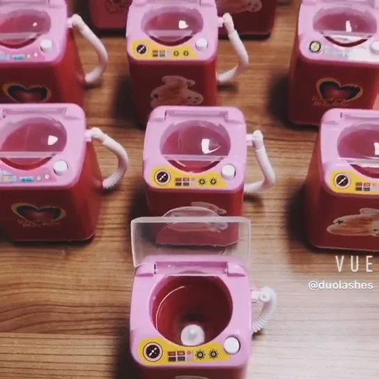 Eyelash Washer Lash Washing Machine Mini Strip Eyelash Makeup Brush