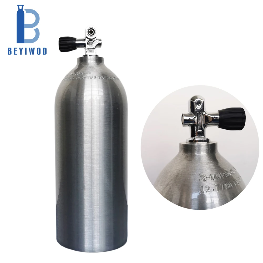 product dot aluminum high pressure scuba diving oxygen tank with yoke valve ce certified 5000psi test pressure-5