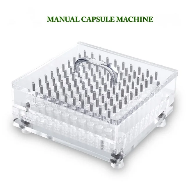 RN-100CL Manual 100 Holes Hand Capsule Filling Machine For Pill