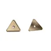 2020 new product high quality triangle metal button of factory bulk for gift