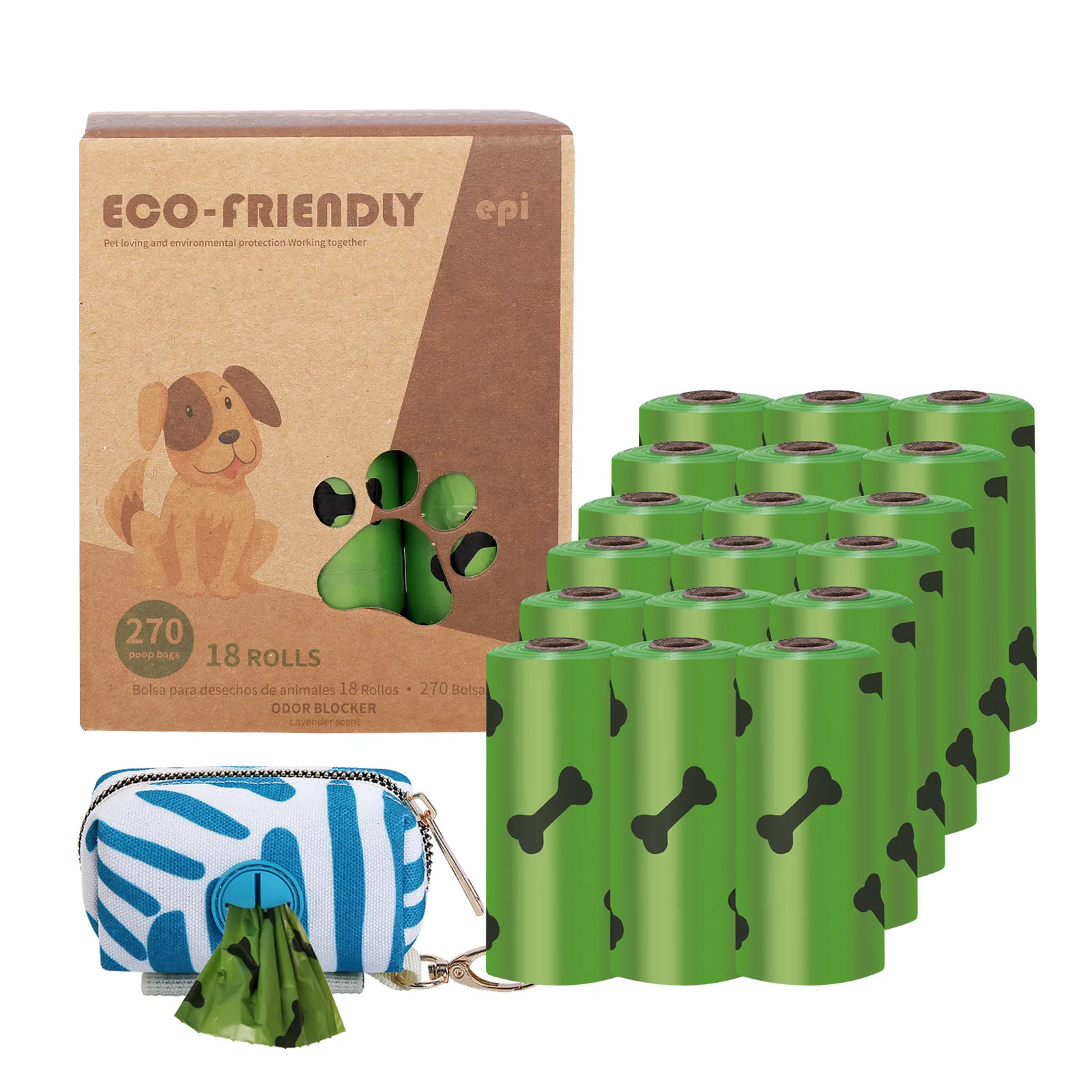 product-750-750.0000000000001 ODM/OEM Disposable Dog Poop Bags Hot-Selling EPI Biodegradable Pet Waste Pickup Bags