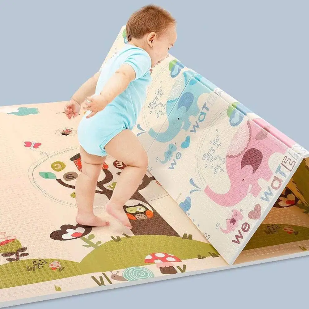 Foldable Play Mat Baby Indoor Carpet Xpe Playmat Children Folding Mats