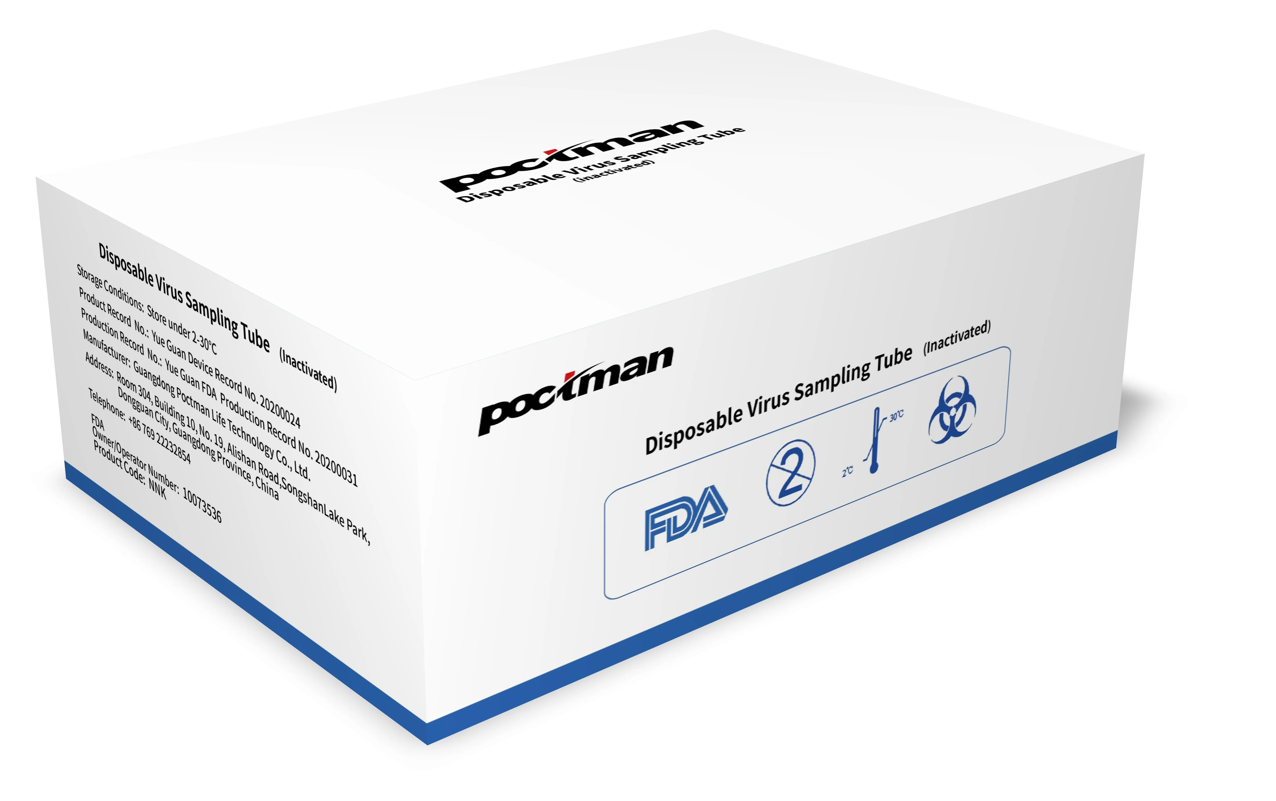 disposable sterile swab virus sampling tubeplastic sampling tube