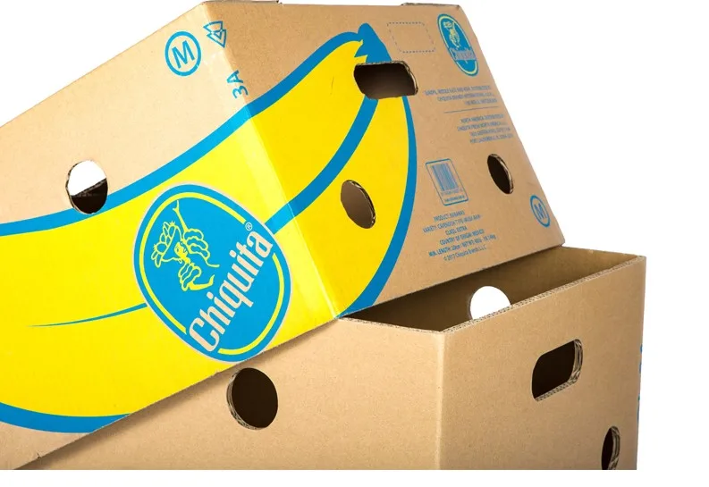 2020 热卖便宜价格 5 层强力瓦楞纸板水果包装盒与定制印刷