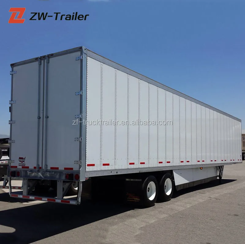 Hot sale 40ft Dry Van Box Cargo Truck 