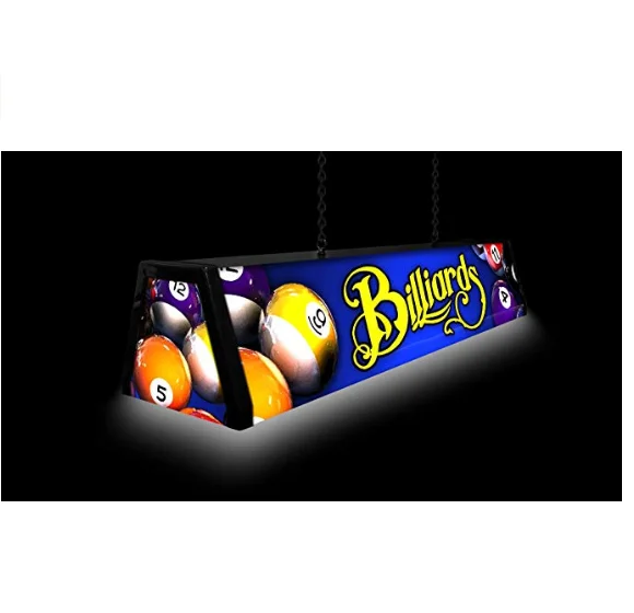 Custom Acrylic Pool Table Light Plexiglass Led Snooker Table Lighting