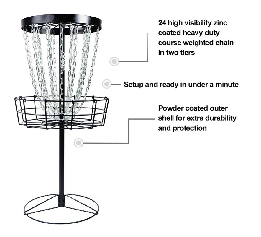 12/24 Chain Professional Disc Golf Basket Tdb008 Buy Disc Golf