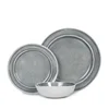New arrival of fashionable kitchen stuff melamine rolled rim dinnerware set ideal for dinner entertaining