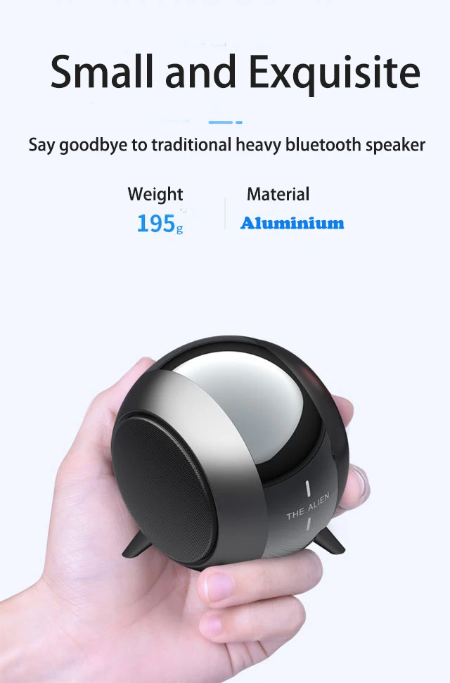JR 2020 New Arrival Wholesales Portable Volume Control USB Rechargeable Alien Party Bluetooth UE Bass Speaker Subwoofer - ANKUX.COM