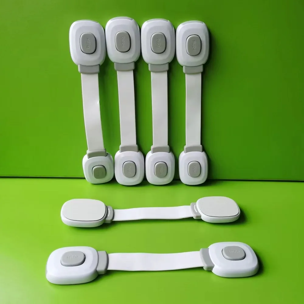 Baby Safety Lock With Plastic And Strong Adhesive In Drawer