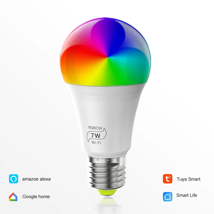 New style APP/Alexa/Google Assistant wifi smart led light bulb e27