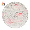 Hot sale factory directly ceramic porcelain plates, ceramic soup plates dishes with custom design for home dinner daily