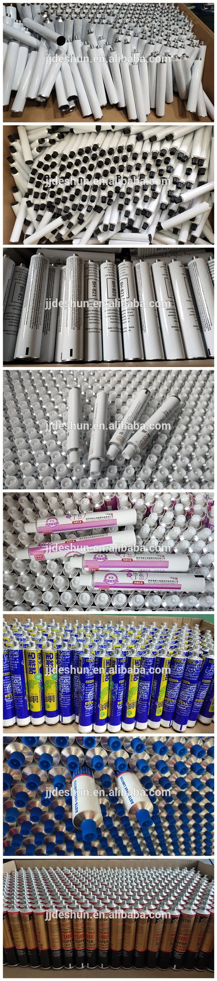 Ab Epoxy Cyanoacrylate Glue Aluminium Tubes Empty Container 100g 135g